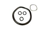Black E - Coating Metal Ring Gasket Curve Shape For Car Shock Absorber