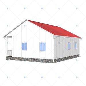 Wholesale Heya-2B10-A China 2 room sandwich panel house materials cheap home in Kenya from china suppliers