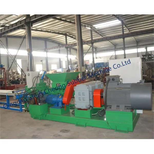 Forced feed Rubber Strainer Extruder