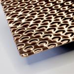 Stamped Stainless Steel Water Ripple Sheet Colored Stainless Steel Decorative
