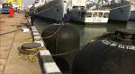 80kpa Sling Type Inflatable Pneumatic Submarine Fender Iso17357 Certification