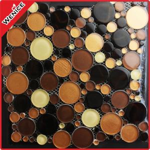 Wholesale China manufacturer brown wall glass mosaic tiles from china suppliers
