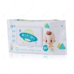 80pc per bag Natural Fabric Custom Nonwoven Baby Wet Wipes Biodegradable Ultra