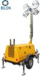 9M Hand Trailer Mobile Light Tower 5 Percent Off 4*1000W 360 Degree