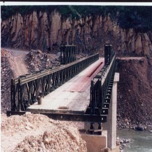Wholesale Double Lane 30ft - 180ft Steel Truss Bailey Bridge Temporary Modular from china suppliers