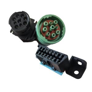 Wholesale Practical OBD2 J1939 Extension Cable ABS PVC Material Length 30CM from china suppliers