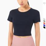 Women Workout Activewear T Shirts Athletic T Shirts Nylon Tops SGS