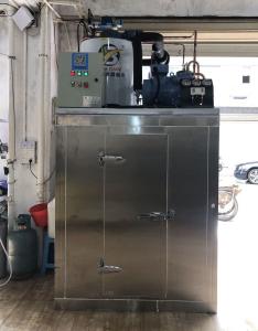 China 1 2 3 5 10 Ton Easy Control Air Cooling Ice Flake Machine For Fish High Reliable on sale
