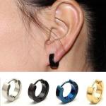 Fashon Round Loop Tiny small Hoop Stainless Steel Earrings For Women Men Jewelry