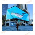 IP65 Naked Eye 3d LED Screen , Waterproof Commercial Advertising LED Display