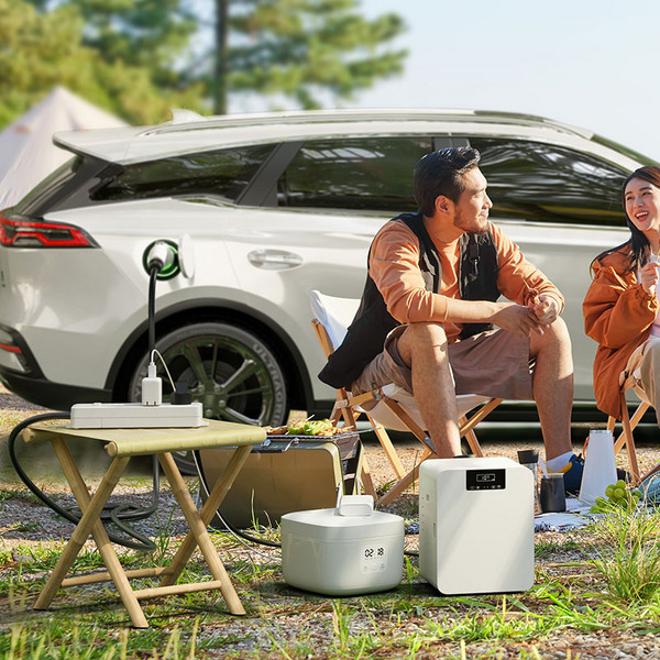 GBT Type2 Electric Vehicle Discharger for Camping and Home Electricity Supply Fast Charging Customized Color