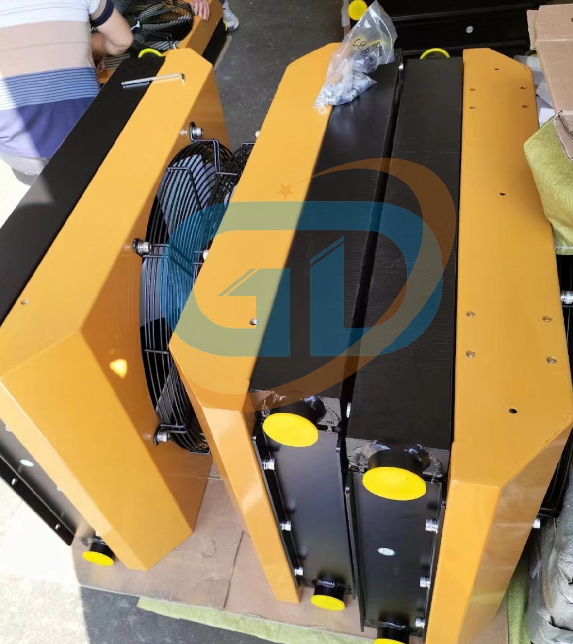 Concrete Pump Oil Cooling Fan Assembly Oil Radiator 1020000220 001620518A0004000