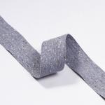 Double Face Cotton Linen Ribbon 6mm-40mm Custom Ribbon Rolls OEM