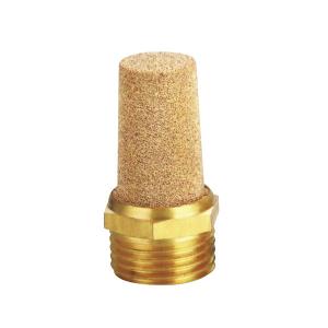 Wholesale General Brass Pneumatic Muffler Silence , G Thread Nature Colour Flow Control Muffler from china suppliers