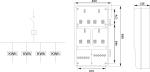 1 Phase Outside Electrical Meter Box 4 Positions For Main 20 - 40 A