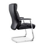 Boss Office Supplies Black High Back Office Chair GENUINE LEATHER and OEM for