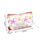 Biodegradable Printed Polyester Cosmetic Bag With Handle