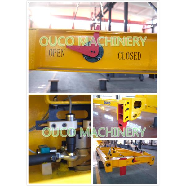 Steel Semi Automatic 20ft Container Spreader For Port