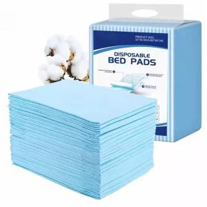 Wholesale PE Film Breathable Fabric Hospital Absorbent Underpads Disposable Adult Bed Pads 60 x 90 from china suppliers