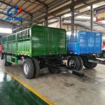 Leaf Spring Suspension Farm Wagon Trailer With Turntable Drawbar Madagascar Full