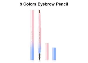 Wholesale 9 Colors Smudge Proof Eye Pencil , Lasting Fine Line Eyebrow Pencil from china suppliers