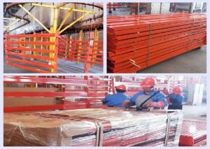 China Heavy Duty Push Back Pallet Racking With Customized Color / Capacity ISO14001 on sale