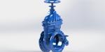 FBE Coated Ductile Iron Flanged Gate Valve Handwheel Operated Available