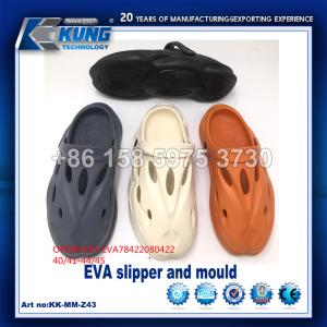 Wholesale Practical Aluminium EVA Injection Shoe Mould , Single Color Shoe Making Molds from china suppliers