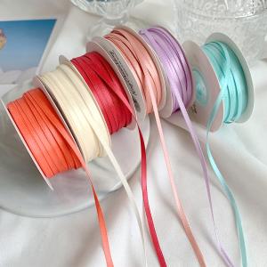 Wholesale 3mm Polyester Satin Ribbon Double Face High Density Satin Finish Poly Ribbon from china suppliers