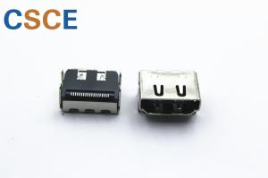 Wholesale 19 Pin HDMI Male To Female Connector / Surface Mount HDMI Connector 90 Degree from china suppliers