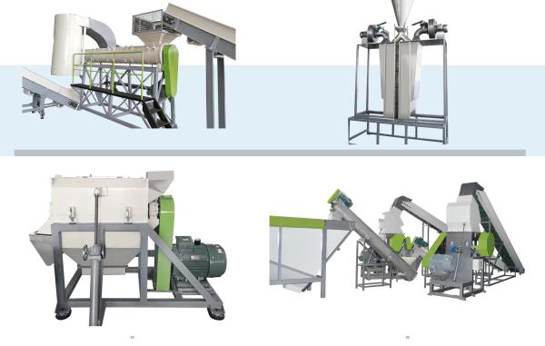 500kg/Hr PET Flakes Pelletizing Machine Automatic Pelletizing Recycling Machine