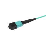 PVC/LSZH Multi Mode MPO MTP Fiber Optic Cable 20m Length with -20.C To 70.C