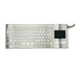 IP67 / IK07 Stainless Steel Keyboard integrate TouchPad waterproof dustproof