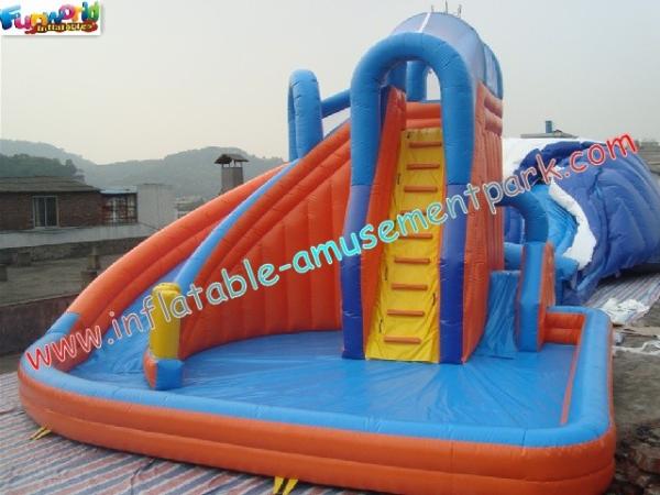 Customized Waterproof Outdoor Inflatable Water Slides , Children Inflatable