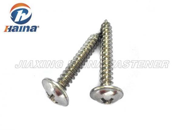 Quality Cross Recessed Pan Head With Collar Grade A Self Tapping Screws for sale