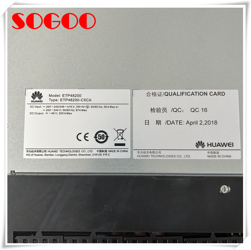 Huawei ETP48200-C5CA Embedded Power Supply With Rectifier And Monitoring