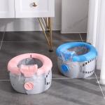 Baby Toilet Serenity Blue Sakura Pink Solid PP TPE Potty Seats with Customized