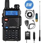 Dual Band Radio Walkie Talkie UV-5R 8W 10W Handheld 128 Channels