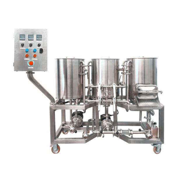 Manufacturing Plant Micro Craft Beer Brewing System with 2.1*0.83*1.53m Package
