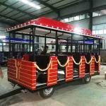 Theme Park Diesel Train Rides 42 Riders High Performance Long Working Life