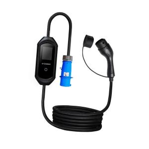 Wholesale EV 32A Portable Charger SAE J1772 32 A Fast Electric Car Charger With Commando Plug AC from china suppliers