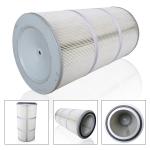 Spunbond Polyester PTFE Air Filter Cartridge Cylindrical