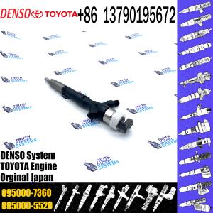 Wholesale Den-so Original Common Rail Fuel Injector 095000-6870 095000-7360 For TOYO-TA 1KD-FTV 236770-39155 from china suppliers