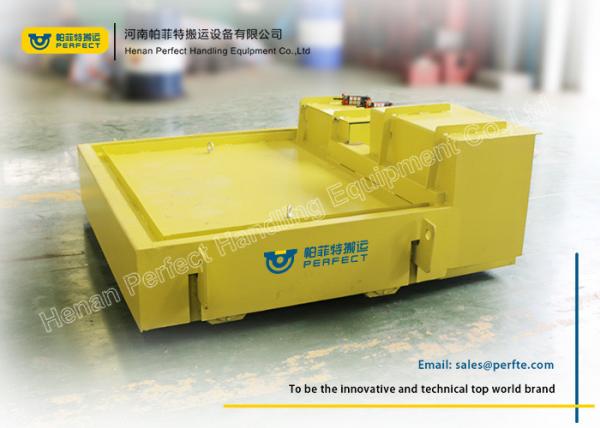 Quality Steel Frame Rail Transfer Cart / Automatic Guide Vehicle With Weighing Scales for sale