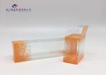 Rectangle Shape PET Plastic Box Clear Plastic Boxes Offset Printing 5.8X3X15.5cm