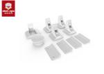 Magnetic Adhesive Child Safety Cabinet Locks Hidden ABS Material Easy Installati