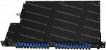 1U 2U Rotatable Rack Mount Patch Panel Max 96 Cores Metal material
