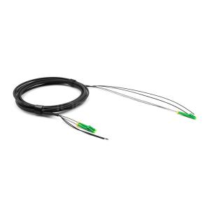 Wholesale FTTA CPRI Outdoor Fiber Patch Cord LC APC-LC APC 2 Cores OS2 LSZH Black Jacket from china suppliers