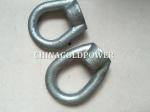 Q235 Material Power Line Fittings ISO Certification Forged And Casted Eye Nut