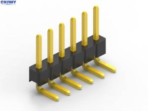 Wholesale Through Hole Male Pin Header Connector Concave Bending Gold Flash from china suppliers